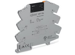 Solid state relay module with yellow LED for status indicator. Output 0,1 A. WAGO