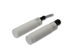 DC capacitive Μ18, with or without alarm (dust or temperature). Sensing range: 2 - 10 or 3 - 15 mm. Ecolab IP69K (potentiometer)