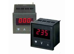 Digital DC Voltmeter-Ammeter for panel (72x72 mm). Carlo Gavazzi
