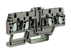 Spring-clamp terminal blocks with multiple inputs-outputs. Cabur 