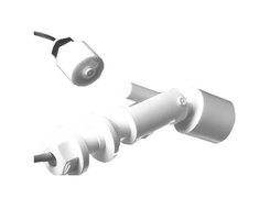 Magnetic level sensors in non-toxic polypropylene housing for horizontal mounting
