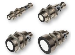 Metal ultrasonic sensors IO-LINK (analog & digital output). Sensing range: 20-200, 40-400, 80-800, 120-1.500, 300-3.000, 600-6.000 mm