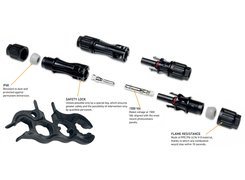 CABUR SOLAR LINE 4 CONNECTORS (according to the new revision of the CEI 64-8 standard).