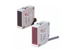 DC polarized photoelectric sensor 17x50x50 with transistor output (ΝΟ+NC) with/wihout mute function