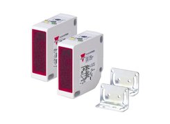 AC/DC through-beam photoelectric sensors with relay output and 20 m sensing range