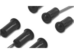 Through-beam photoelectric sensors ø12 with transistor output. Sensing range 15 m