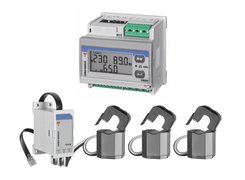 Triple split core current transformer (60, 100, 200, 400 Α) to be used with EM271, ET271, ET272 energy meter. Carlo Gavazzi