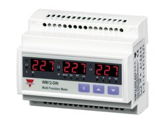 Digital multifunction meters for DIN-rail mounting (6 DIN modules). Carlo Gavazzi