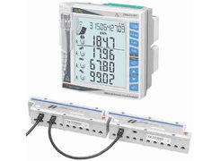 "Smart" power analyzers,multiple loads, with integrated optical reading port (modular) [up to 96 single phase loads]. Carlo Gavazzi 