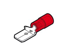 Halogen free insulated male disconnect terminals. Cembre