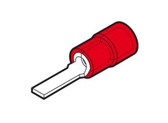 PVC insulated blade terminals. Cembre