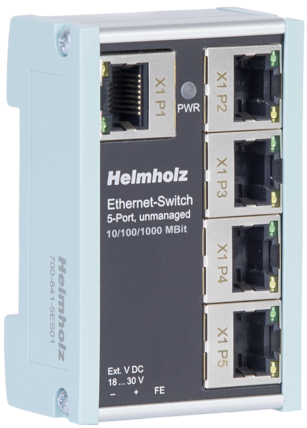 700-841-5ES01, 5-port, Unmanaged, 10/100/1000 Mbit